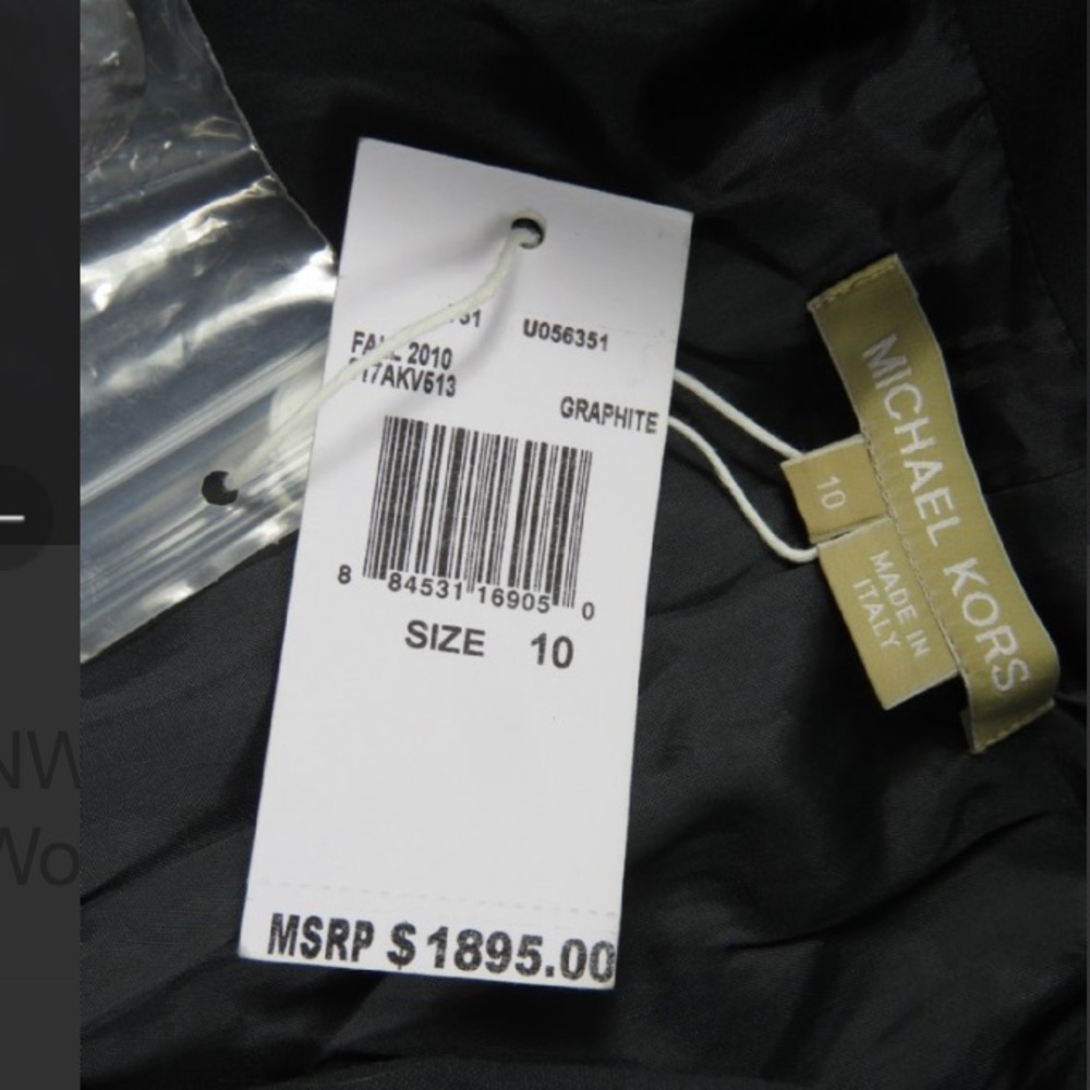 Michael Kors Suit 100% Virgin Wool NWT - Picture 3 of 8